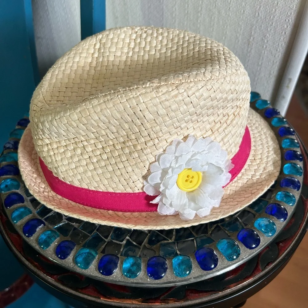 Girl’s Straw Fedora